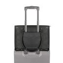 SOLO NY JAY LEATHER TOTE BLACK 15.6 030918007181