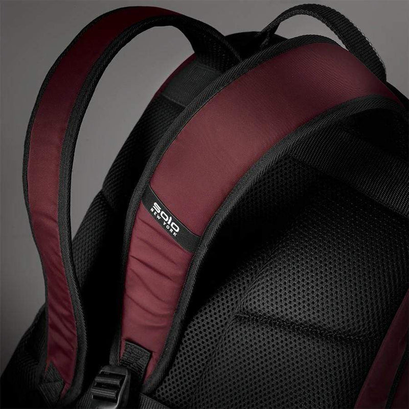 SOLO NY REGION BACKPACK BURGUNDY 15.6 030918008928