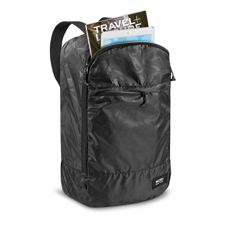 SOLO PACKABLE BACKPACK BLACK 030918013342