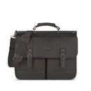 SOLO THOMPSON BRIEFCASE DARK BROWN. WALNUT 15.6 030918011669