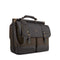 SOLO THOMPSON BRIEFCASE DARK BROWN. WALNUT 15.6 030918011669