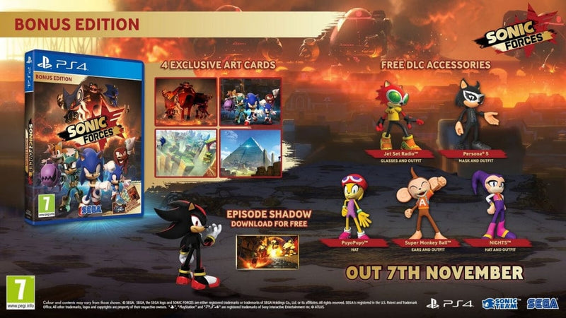 Sonic Forces (playstation 4) 5055277029389