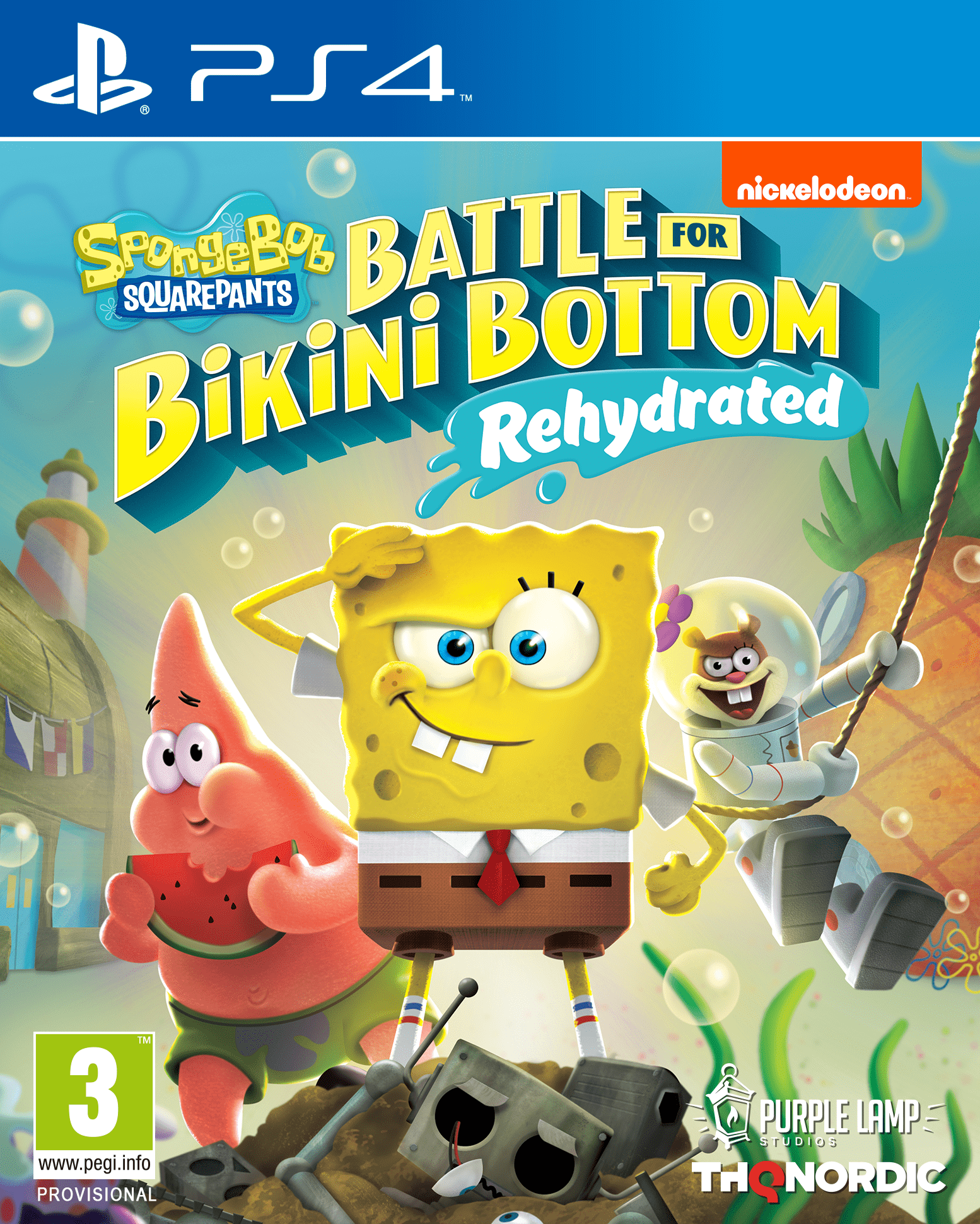 Spongebob SquarePants: Battle for Bikini Bottom - Rehydrated (PS4) 9120080074539
