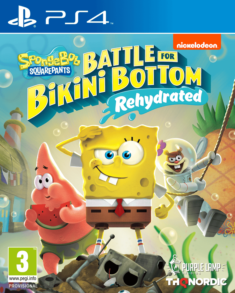 Spongebob SquarePants: Battle for Bikini Bottom - Rehydrated (PS4) 9120080074539