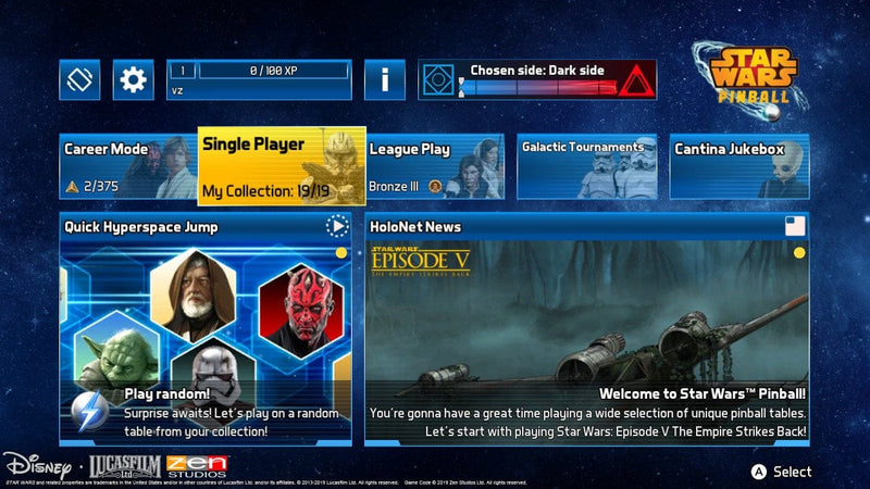 Star Wars Pinball (Nintendo Switch) 0884095206321