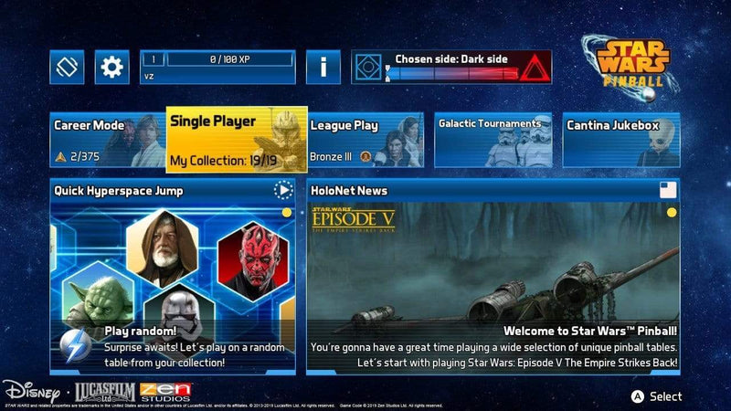 Star Wars Pinball (Switch) 0884095195809