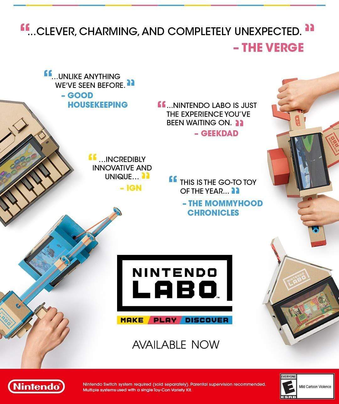 SWITCH NINTENDO LABO VARIETY KIT 045496421564