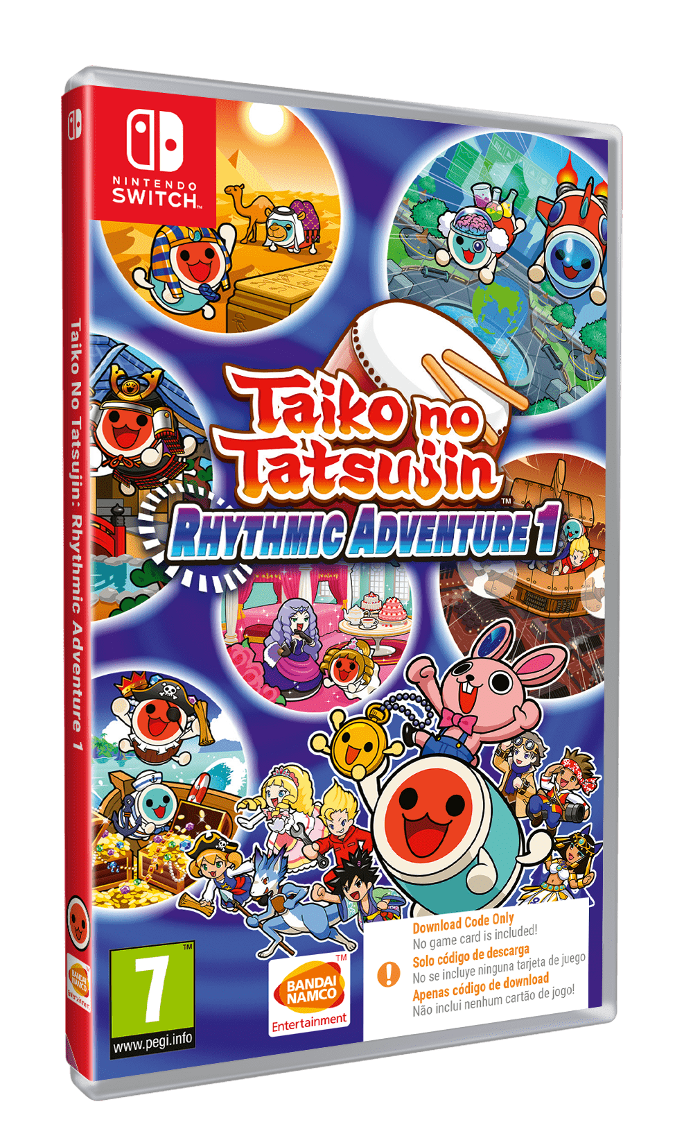Taiko no Tatsujin: Rhythmic Adventure 1 (CIAB) (Nintendo Switch) 3391892013245