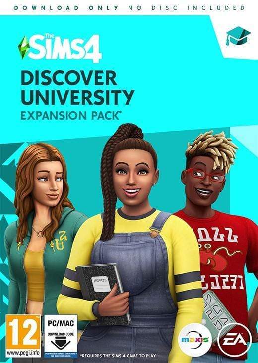 The Sims 4: Discover University EP (PC) 5030936122724