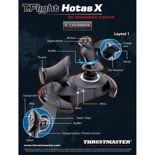 THRUSTMASTER T-FLIGHT HOTAS X 3362932913535
