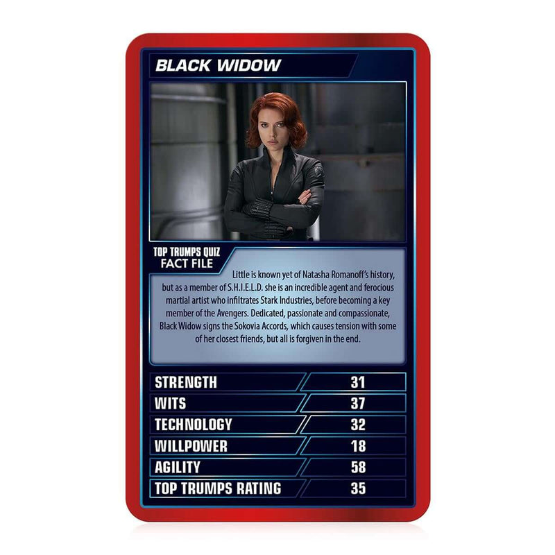 TOP TRUMPS - SPECIALS - MARVEL CINEMATIC NAMIZNA IGRA 5036905042857