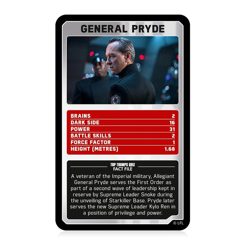 TOP TRUMPS - SPECIALS - STAR WARS EPISODES 7-9 NAMIZNA IGRA 5036905045308