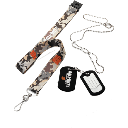 TRAK IN DOG TAG SET CALL OF DUTY BLACK OPS 4 5060525892387
