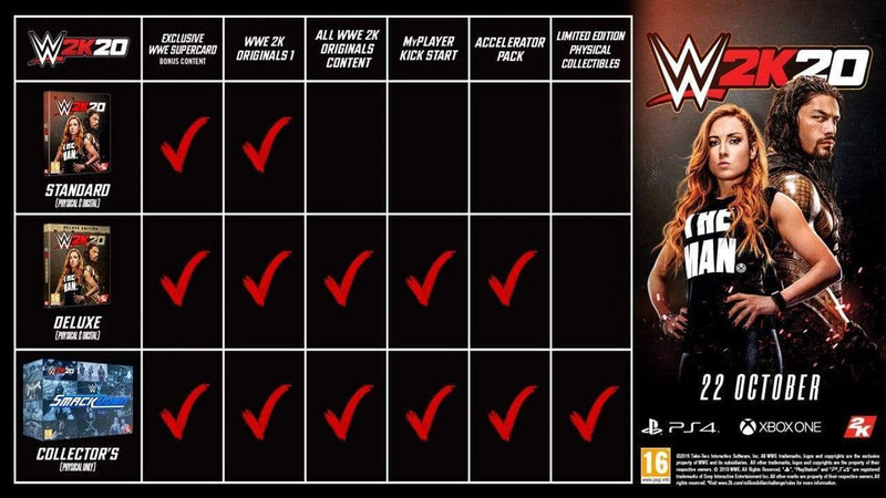 WWE 2K20 (Xbox One) 5026555361262