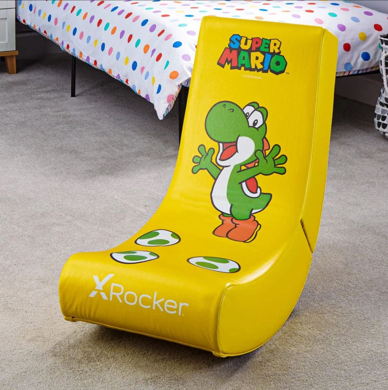 X ROCKER OFFICIAL NINTENDO SUPER MARIO ALL-STAR COLLECTION – YOSHI gaming stol 094338200959