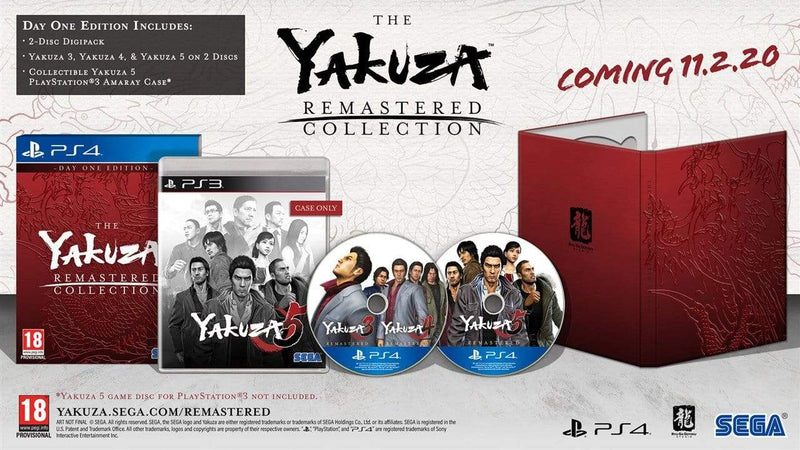 Yakuza Remastered Collection - Day One Edition (PS4) 5055277036295